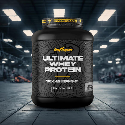 BigMan Ultimate Whey 2kg Vainilla Canela | Proteína Concentrada con BCAA y Glutamina